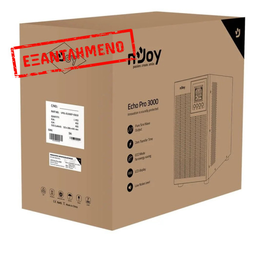 UPS ONLINE 3KVA/2400W LCD Echo Pro UPOL-OL300EP-CG01B