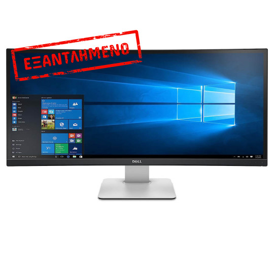 Used (A-) Monitor UltraSharp U3415WB Curved/Dell/34”UW-QHD/3440x1440/Black/w/Speakers/Grade A-/DP &