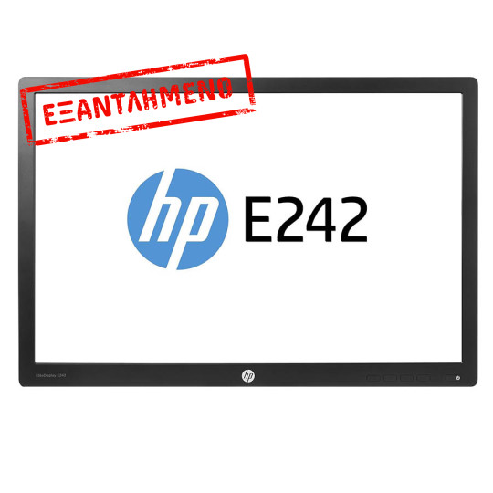 Used (A-) Monitor E242 IPS LED/HP/24”FHD/1920x1200/Wide/Black/No Stand/Grade A-/D-SUB & DP & HDMI & Used (A-) Monitor E242 IPS LED/HP/24”FHD/1920x1200/Wide/Black/No Stand/Grade A-/D-SUB & DP & HDMI &