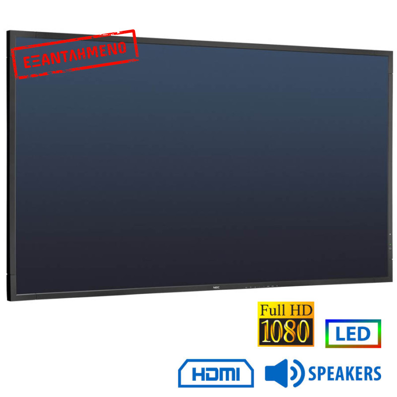 Used Signage Display V552 LED/NEC/55``FHD/1920x1080/Black/w/Speakers/D-SUB & DVI-D & DP & HDMI & BNC