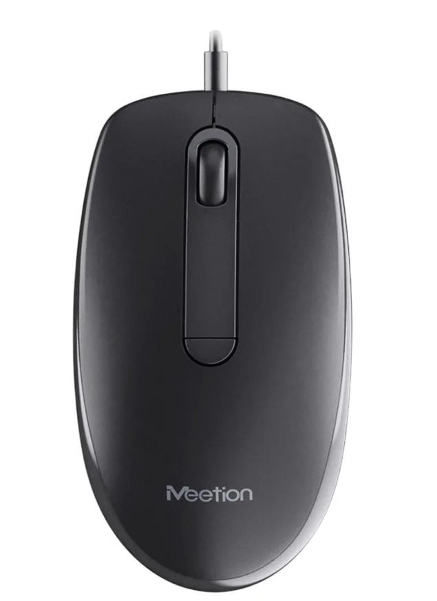 Meetion M100 USB Ενσύρματο Ποντίκι Μαύρο