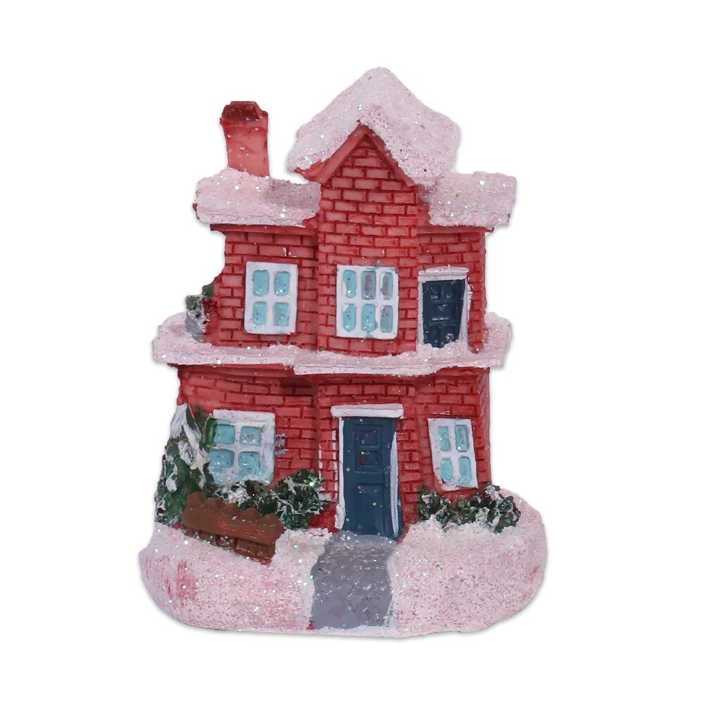 Artezan Christmas LED Table Top House Decoration Red 7.8*6cm Artezan Christmas LED Table Top House Decoration Red 7.8*6cm
