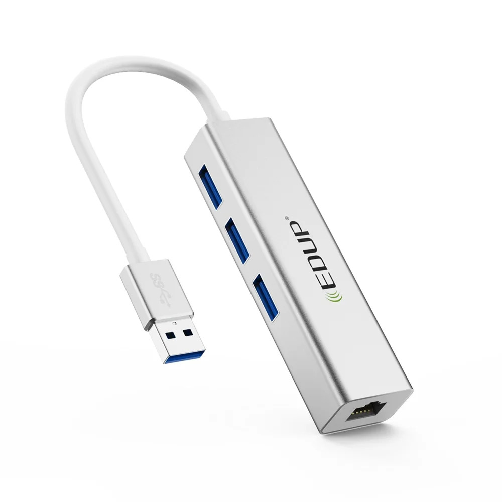 EDUP EP-9606 10/100/1000Mbps USB3.0 LANAdapter + USB 3.0 Port