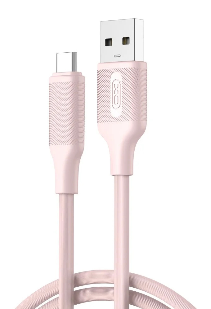 XO NB265 Μινιμαλιστικό Καλώδιο Type-C Ροζ