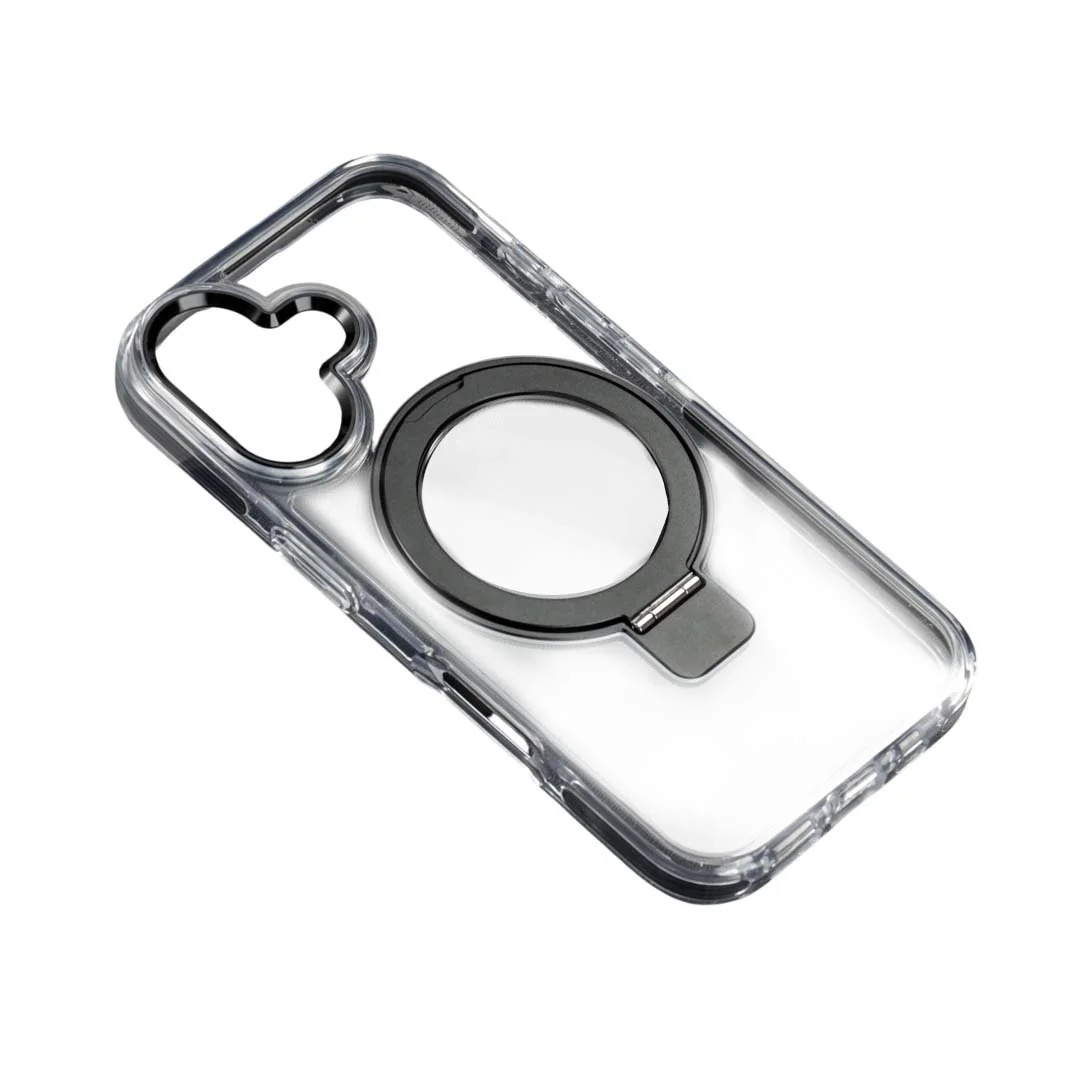 XO K31 iP 16 Pro Max 6,9" TPU+Ακρυλική Μαγνητική Θήκη Τηλεφώνου Μαύρο