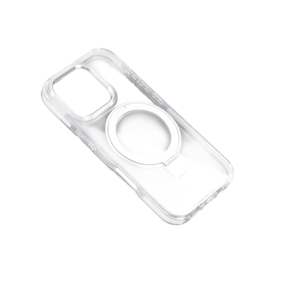 XO K31 iP16 6.1" TPU+Ακρυλική Μαγνητική Θήκη Τηλεφώνου Λευκό