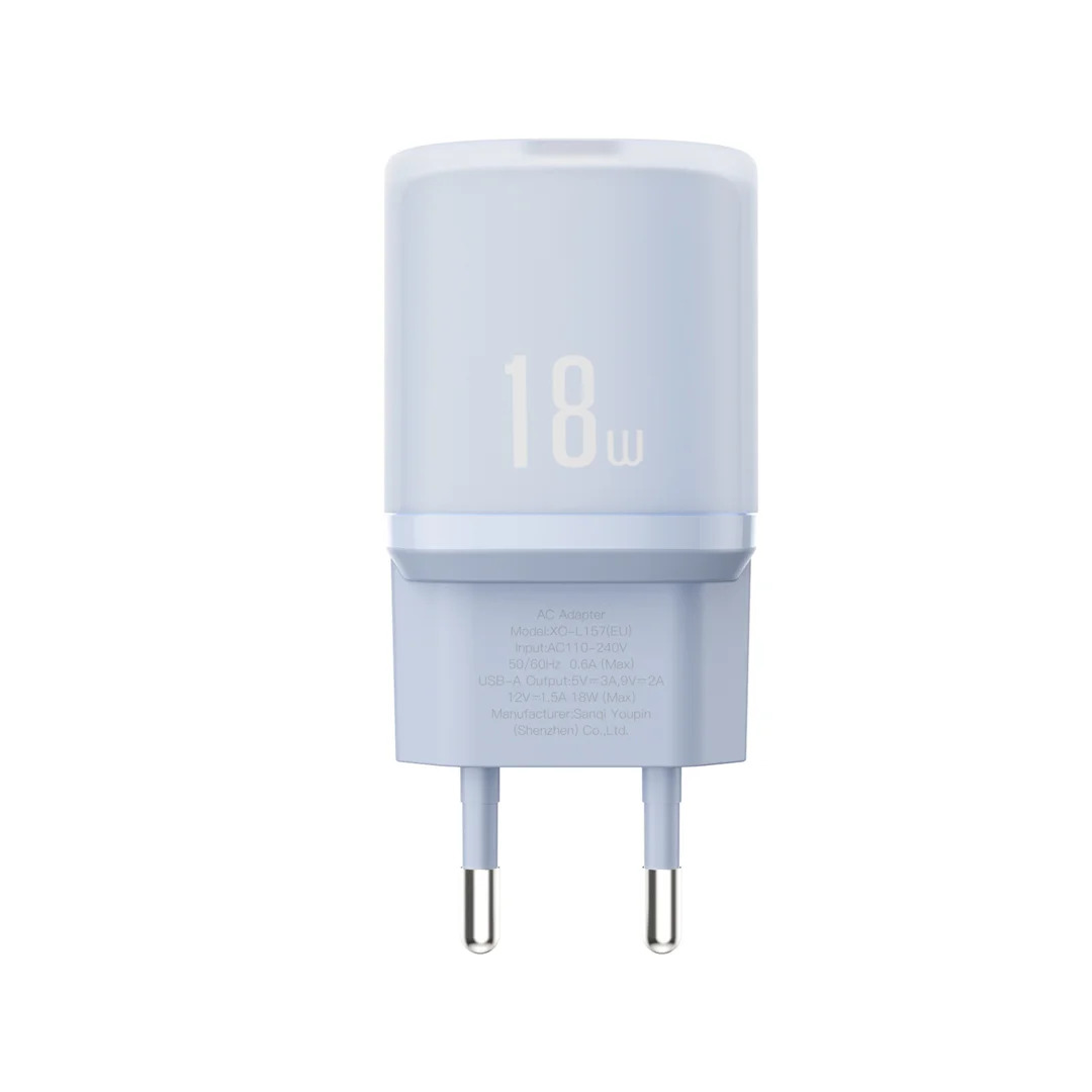 XO L157(EU) QC3.0 18W Φορτιστής Μπλε