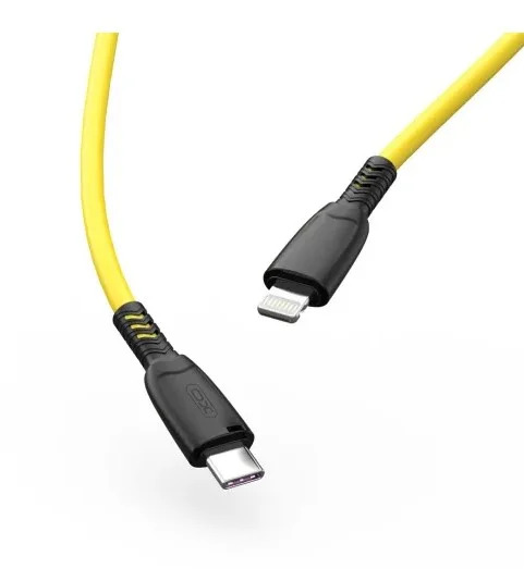 XO NB-Q246A PD Type-c σε Lightning 27W Καλώδιο Δεδομένων 1M Κίτρινο XO NB-Q246A PD Type-c σε Lightning 27W Καλώδιο Δεδομένων 1M Κίτρινο