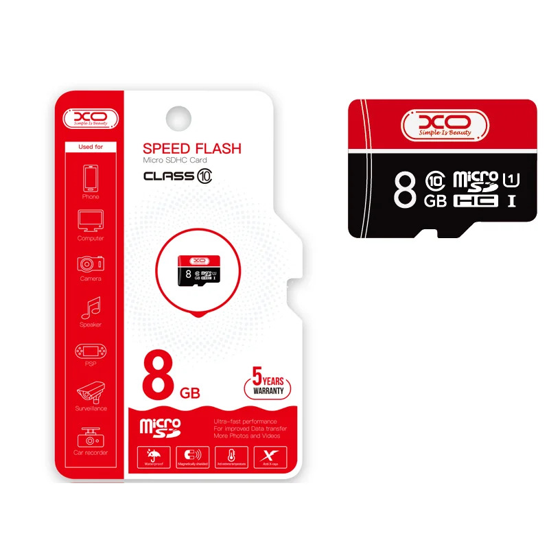 XO Κάρτα Μνήμης 8GB CL10 Micro SD XO Κάρτα Μνήμης 8GB CL10 Micro SD