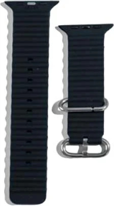 XO BT02A Marine Λουράκι Ρολογιού Σιλικόνης Universal Μαύρο 38/40/41mm XO BT02A Marine Λουράκι Ρολογιού Σιλικόνης Universal Μαύρο 38/40/41mm