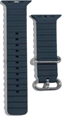 XO BT02A Marine Λουράκι Ρολογιού Σιλικόνης Universal 38/40/41mm Γκρι-Μπλε XO BT02A Marine Λουράκι Ρολογιού Σιλικόνης Universal 38/40/41mm Γκρι-Μπλε