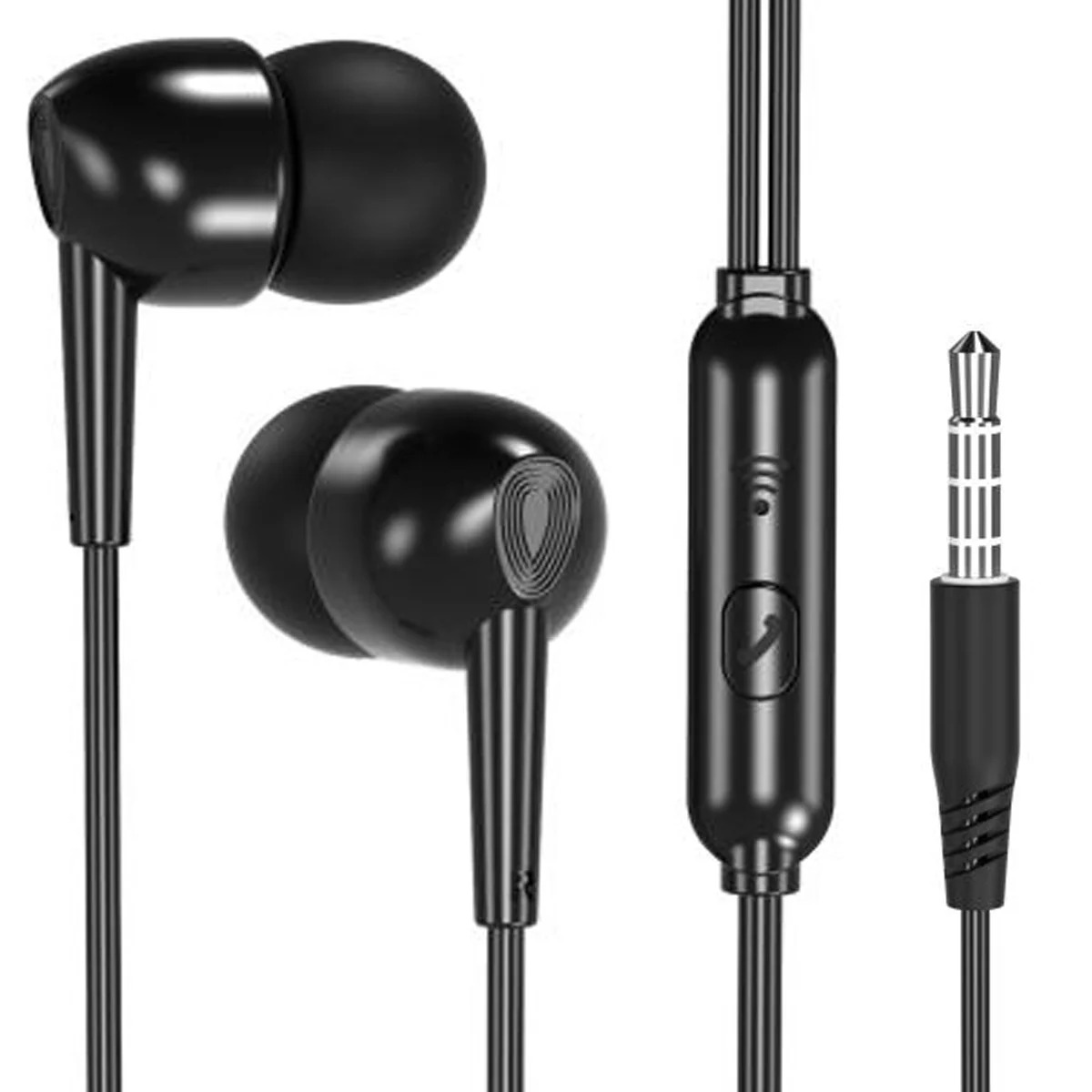 XO EP37 In-ear Handsfree 1.15μ Μαύρο XO EP37 In-ear Handsfree 1.15μ Μαύρο