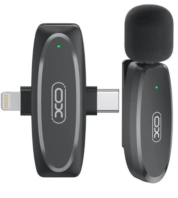 XO MKF10 Type-C+Lightning 2-σε-1 Ασύρματο Μικρόφωνο