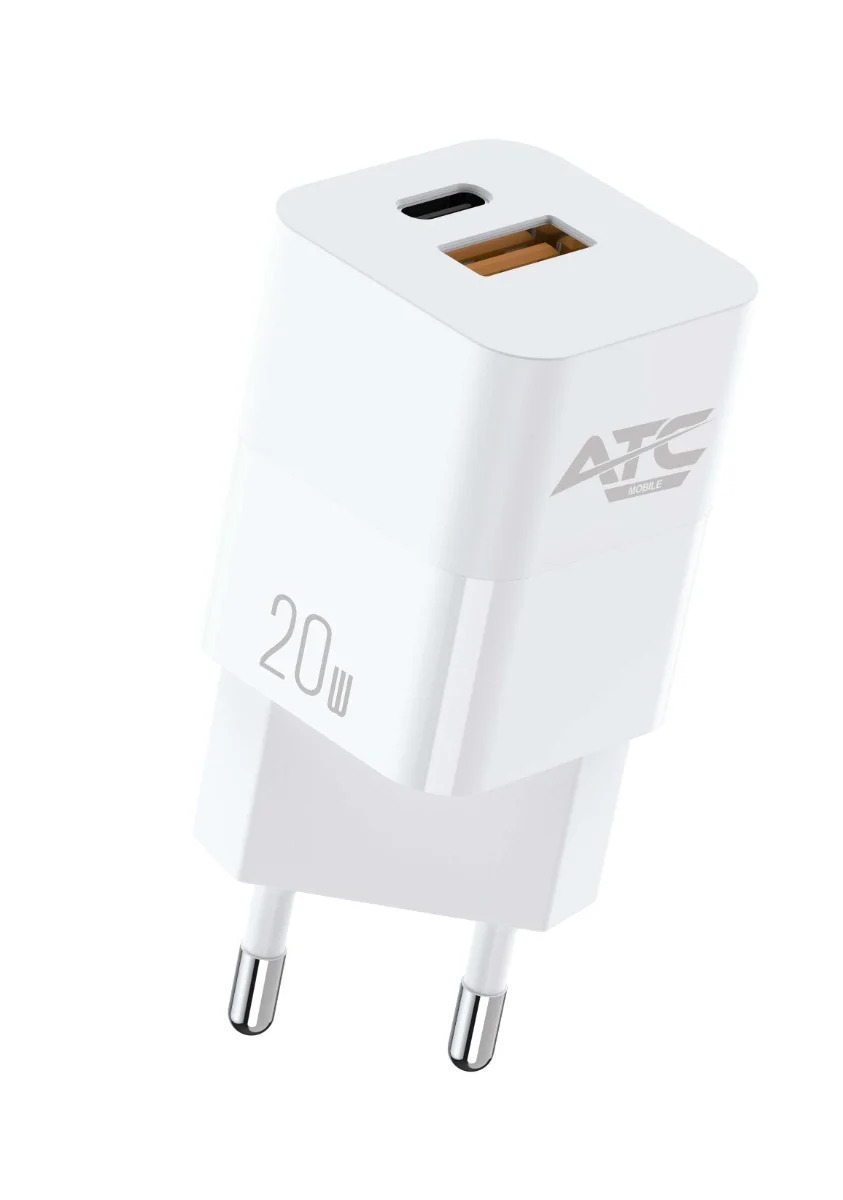 ATC-CHF5a Mini PD Fast Charger 20W Λευκό ATC-CHF5a Mini PD Fast Charger 20W Λευκό