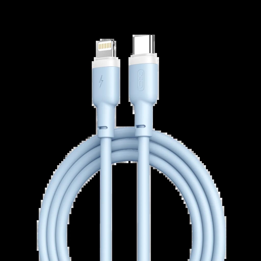 XO NB208A Καλώδιο Φόρτισης TypeC Σε Lightning 20W 1m Μπλέ