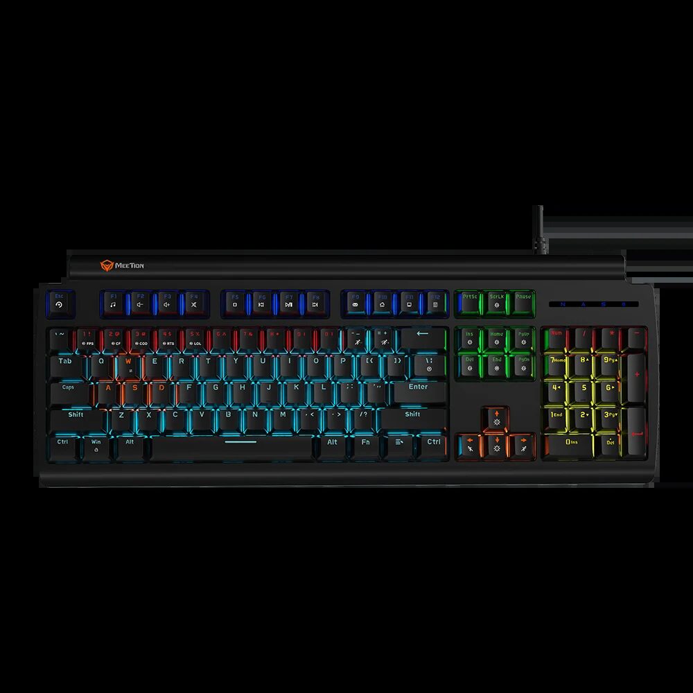 Meetion MT-MK600MX Μηχανικό Gaming Πληκτρολόγιο / Μπλέ Διακόπτες / Μαύρο Meetion MT-MK600MX Μηχανικό Gaming Πληκτρολόγιο / Μπλέ Διακόπτες / Μαύρο
