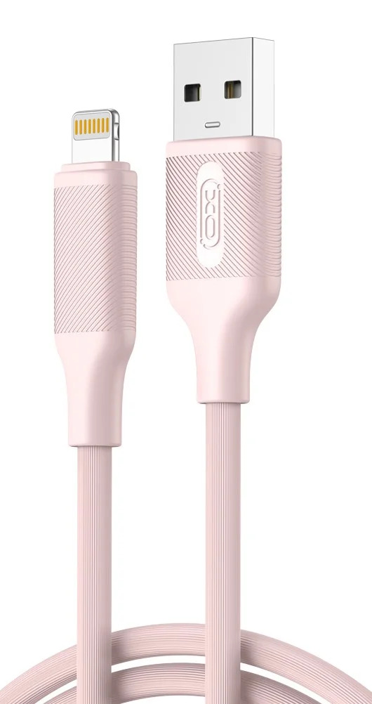 XO NB265 Μινιμαλιστικό Καλώδιο Lightning Ροζ XO NB265 Μινιμαλιστικό Καλώδιο Lightning Ροζ