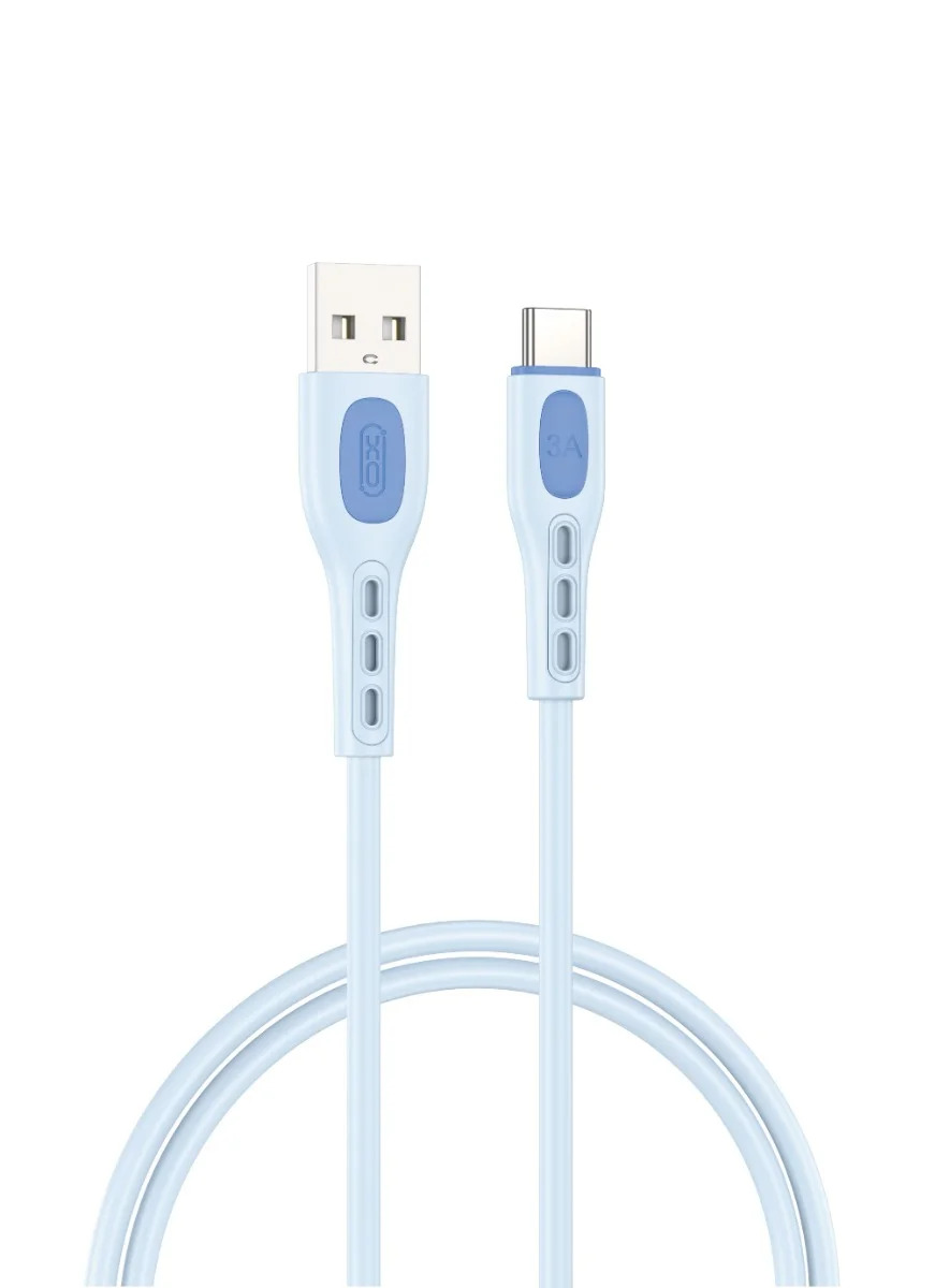 XO NB280 Καλώδιο δεδομένων Type-C 1M 3A Μπλε XO NB280 Καλώδιο δεδομένων Type-C 1M 3A Μπλε
