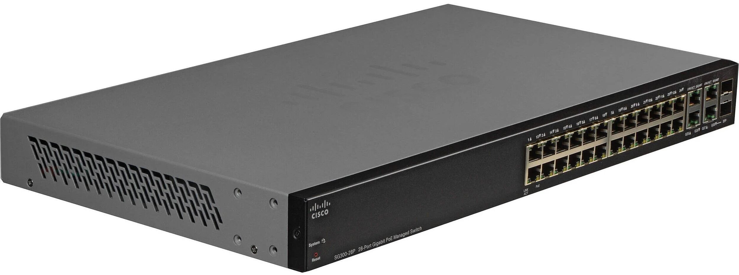 SWITCH CISCO SRW2024-K9 28-Ports Gigabit (2) 1G SFP w/ Rkmnts SWITCH CISCO SRW2024-K9 28-Ports Gigabit (2) 1G SFP w/ Rkmnts