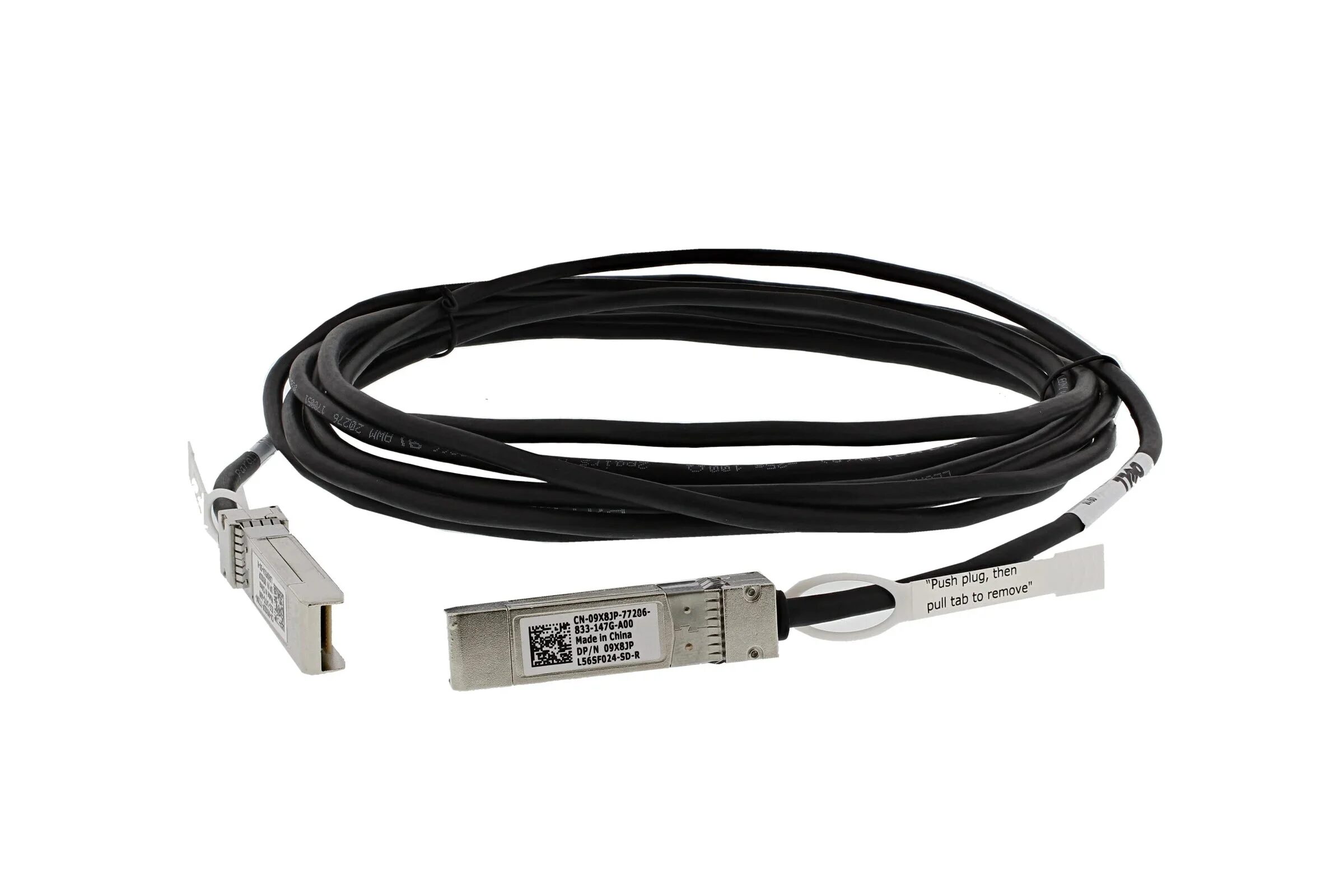 DELL DAC-SFP28 TO SFP28 25G EXTENSION CABLE 5M NEW DELL DAC-SFP28 TO SFP28 25G EXTENSION CABLE 5M NEW
