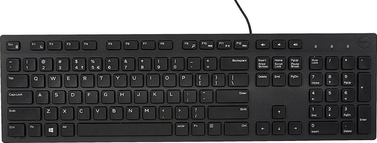 Dell KB216 Multimedia Keyboard Wired USB Black Swiss Dell KB216 Multimedia Keyboard Wired USB Black Swiss