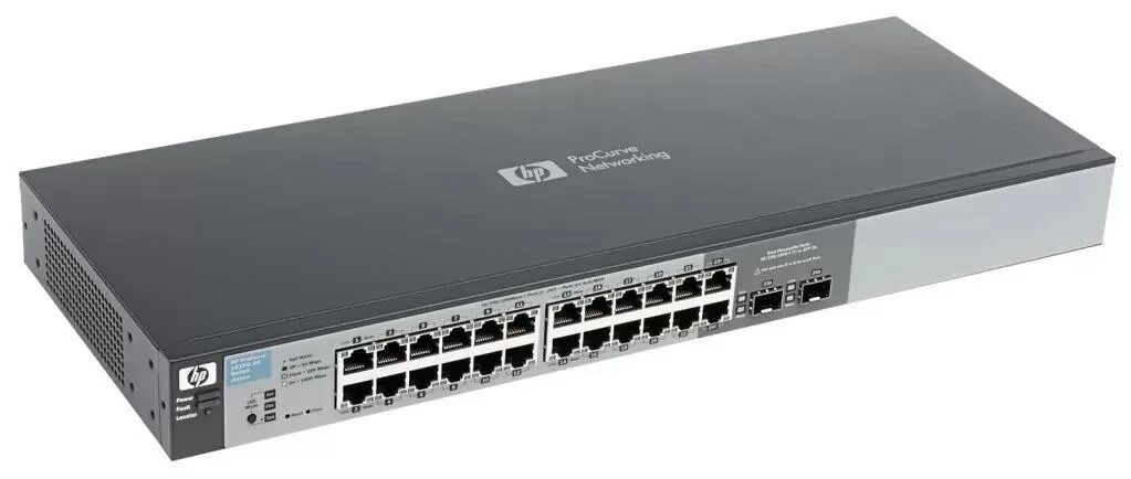 SWITCH HP PROCURVE 1810G-24 MANAGED 24-Ports Gigabit (2) 1G SFP w/ Rkmnts SWITCH HP PROCURVE 1810G-24 MANAGED 24-Ports Gigabit (2) 1G SFP w/ Rkmnts