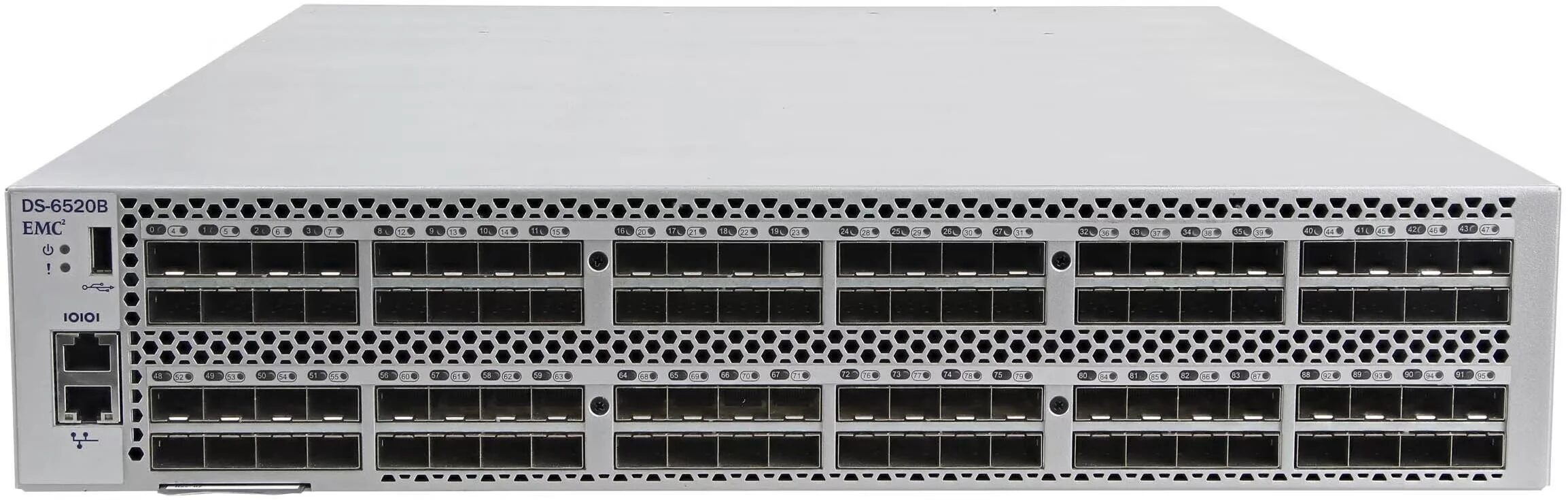 SWITCH EMC DS-6520B 96-Ports/96-Ports 16G REVERSE AIRFLOW /w 2x PSU 1100W (P/N: 100-652-868-00) without/ Rkmnts SWITCH EMC DS-6520B 96-Ports/96-Ports 16G REVERSE AIRFLOW /w 2x PSU 1100W (P/N: 100-652-868-00) without/ Rkmnts