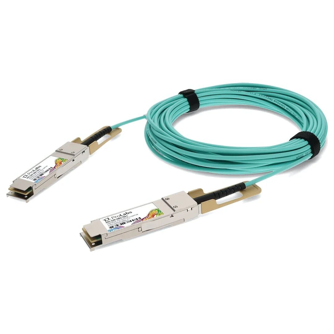 DELL OPTICAL FIBER CABLE QSFP28 MMF 100GBase 850nm 7M NEW DELL OPTICAL FIBER CABLE QSFP28 MMF 100GBase 850nm 7M NEW