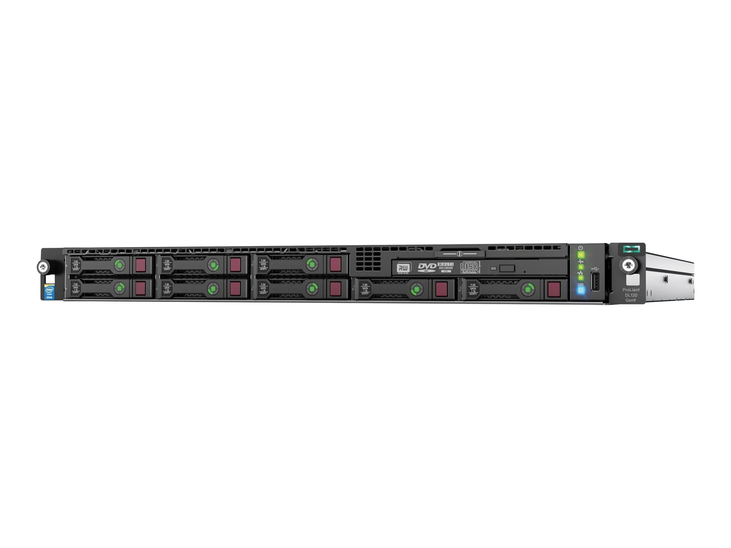 HP Proliant DL120 G9 (8xSFF) Xeon E5-2680 v3 (12-Cores)/32GB/DVD/No Rails HP Proliant DL120 G9 (8xSFF) Xeon E5-2680 v3 (12-Cores)/32GB/DVD/No Rails