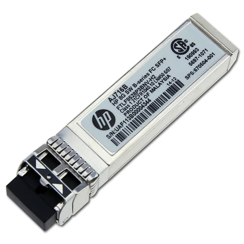 HP 8GB Short Wave B-Series-SFP Plus (AJ716B) HP 8GB Short Wave B-Series-SFP Plus (AJ716B)