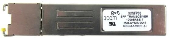 3COM COMPATIBLE 1000Base-T SFP TRANSCEIVER 3COM COMPATIBLE 1000Base-T SFP TRANSCEIVER