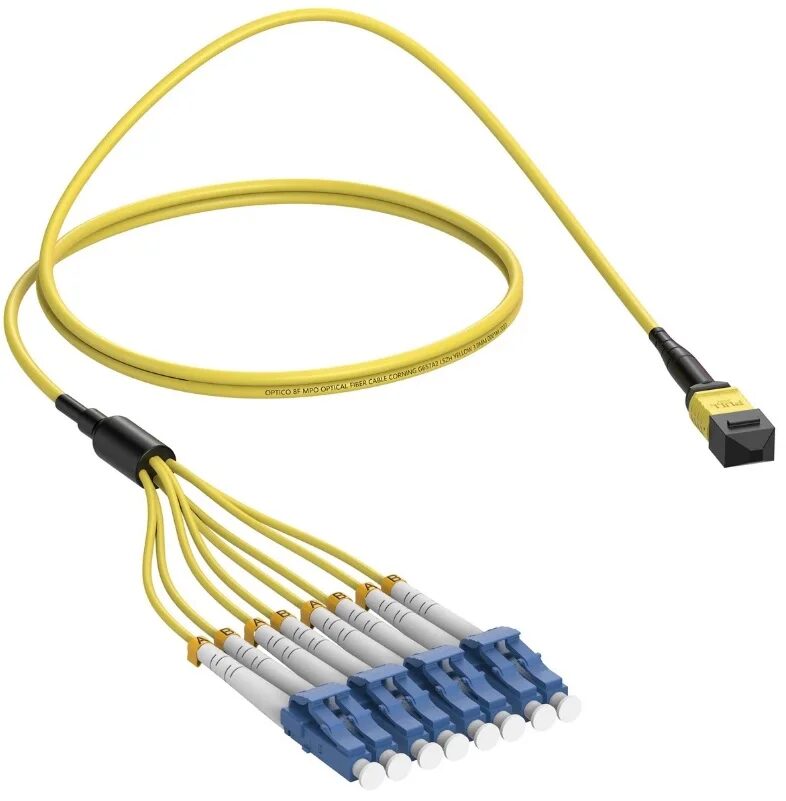 CABLE OPTICONX OM4 8 FIBER MTP(M)-LC 40G 8M NEW CABLE OPTICONX OM4 8 FIBER MTP(M)-LC 40G 8M NEW