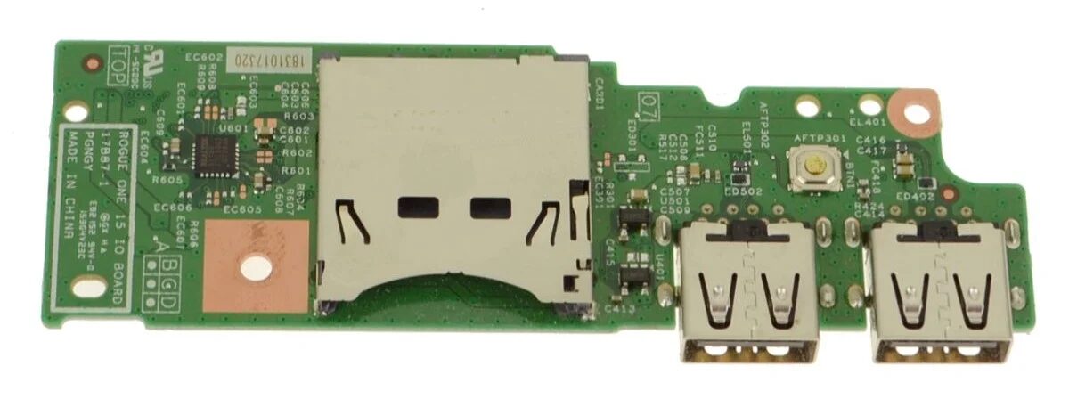 USB PORTS/SD CARD READER BOARD FOR NB DELL INSPIRON 7586 2-in-1 USB PORTS/SD CARD READER BOARD FOR NB DELL INSPIRON 7586 2-in-1