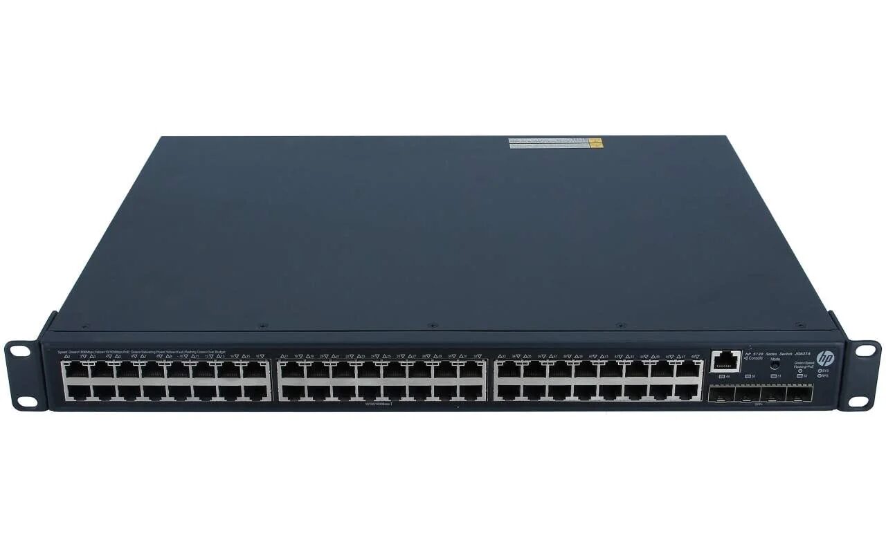 SWITCH HP A3600 48-Ports 10/100 (4) 1G SFP POE w/ Rkmnts SWITCH HP A3600 48-Ports 10/100 (4) 1G SFP POE w/ Rkmnts