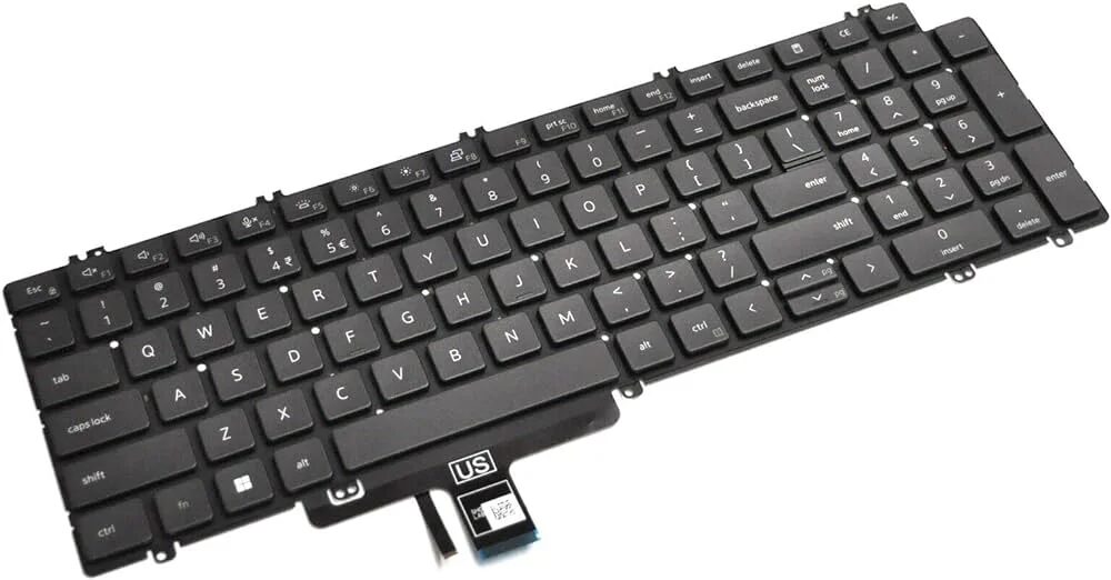 KB FOR NB DELL LATITUDE 5520/5530, PRECISION 3560/3561 BACKLIT US KB FOR NB DELL LATITUDE 5520/5530, PRECISION 3560/3561 BACKLIT US