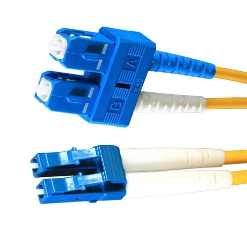 DUPLEX YELLOW LSOH FIBRE PATCH LEAD OS2 9/125 LC UPC-SC 2M DUPLEX YELLOW LSOH FIBRE PATCH LEAD OS2 9/125 LC UPC-SC 2M