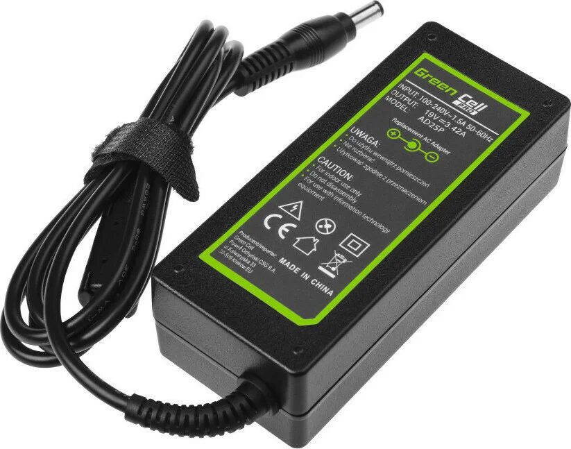 PSU GREEN CELL FOR NB TOSHIBA 65W 19V 3.42A 5.5x2.5 | NEW PSU GREEN CELL FOR NB TOSHIBA 65W 19V 3.42A 5.5x2.5 | NEW