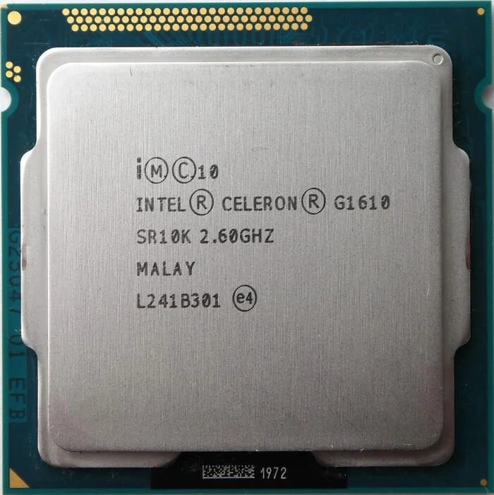 CPU INTEL CELERON G1610 2.60Ghz 2C 2MB LGA1155 CPU INTEL CELERON G1610 2.60Ghz 2C 2MB LGA1155