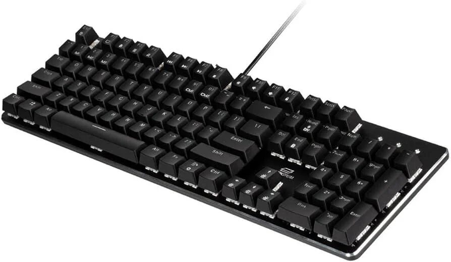 Monoprice Mechanical Backlit Keyboard With Outemu Brown Switches Wired USB Black English US NOB Monoprice Mechanical Backlit Keyboard With Outemu Brown Switches Wired USB Black English US NOB