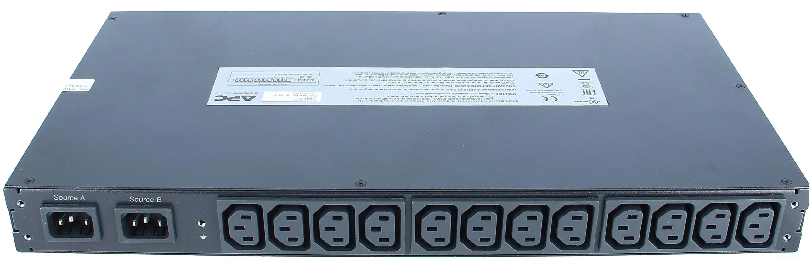 PDU APC AP4421 AUTOMATIC TRANSFER SWITCH 1U PDU APC AP4421 AUTOMATIC TRANSFER SWITCH 1U