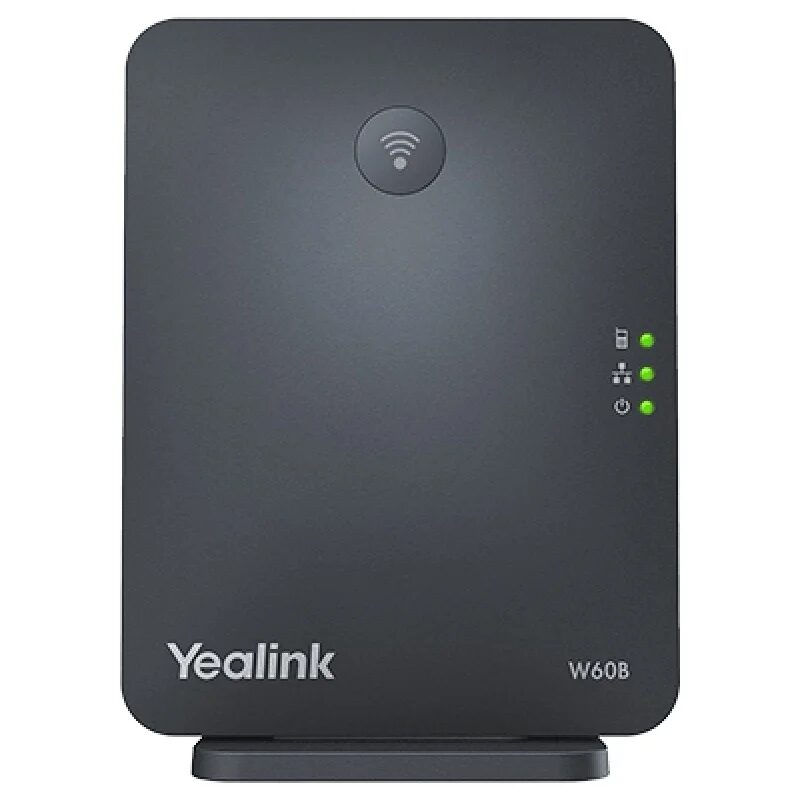 IP PHONE YEALINK W60B BASE UNIT STATION /w PSU (up to 8 x W53H) IP PHONE YEALINK W60B BASE UNIT STATION /w PSU (up to 8 x W53H)