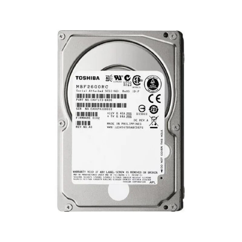 HDD TOSHIBA 600GB 10K 12G SAS 2.5" HDD TOSHIBA 600GB 10K 12G SAS 2.5"