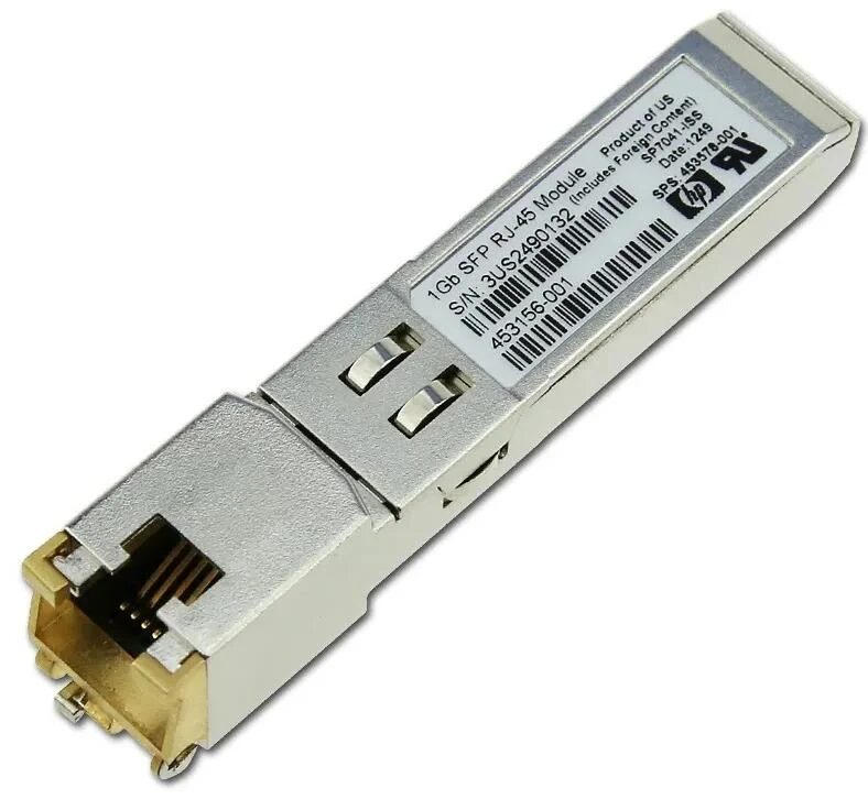 HP 1GB SFP RJ-45 MODULE HP 1GB SFP RJ-45 MODULE