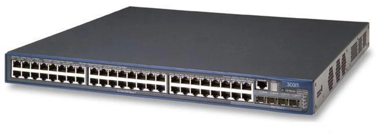 SWITCH 3COM 4800G 48-Ports 10/100 (4) 1G SFP POE /w 2-PORT 10G LOCAL CONNECTION MODULE (3C17767) w/ Rkmnts SWITCH 3COM 4800G 48-Ports 10/100 (4) 1G SFP POE /w 2-PORT 10G LOCAL CONNECTION MODULE (3C17767) w/ Rkmnts