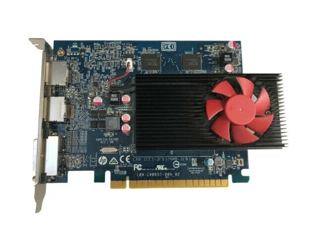 VGA HP AMD RADEON R9 350 2GB GDDR5 (1) DVI-D (2) DP PCI-e F.P. VGA HP AMD RADEON R9 350 2GB GDDR5 (1) DVI-D (2) DP PCI-e F.P.