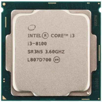 CPU INTEL i3-8100 3.60Ghz 4C 6MB LGA1151 CPU INTEL i3-8100 3.60Ghz 4C 6MB LGA1151