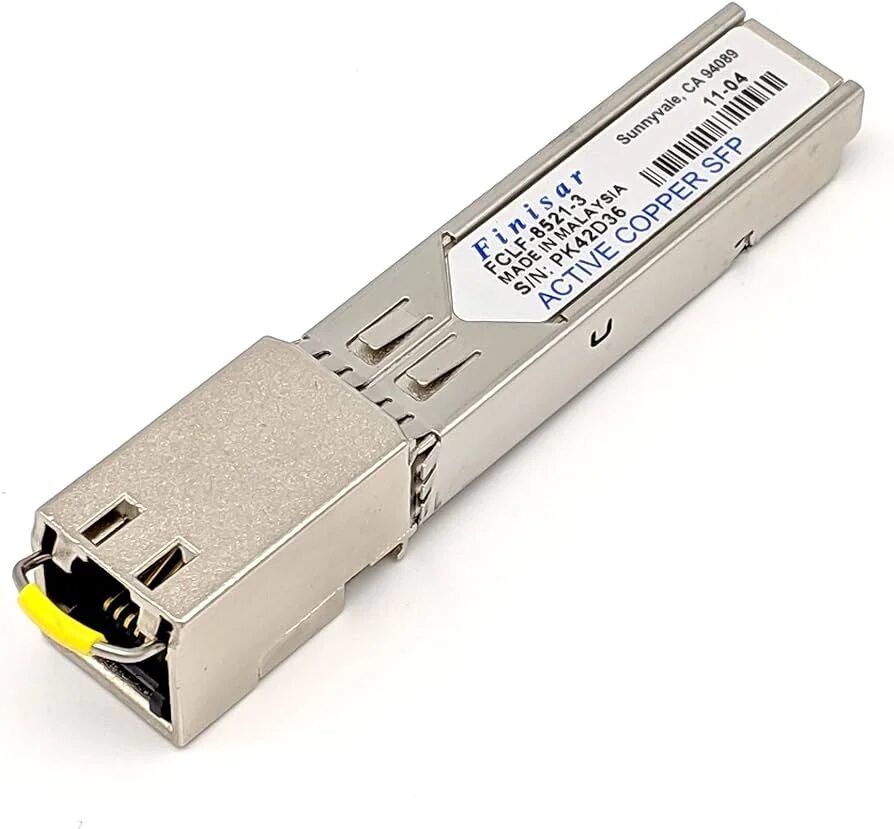 FINISAR SFP 10/100/1000BASE-T RJ45 MODULE FINISAR SFP 10/100/1000BASE-T RJ45 MODULE