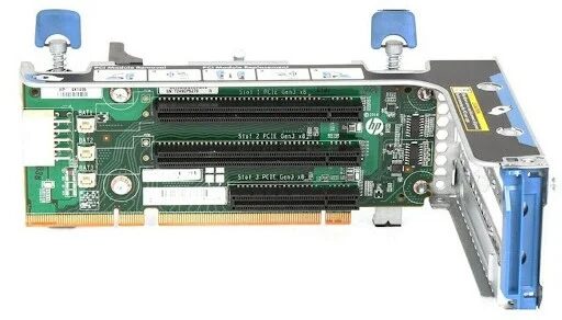HP RISER CAGE /w RISER BOARD 2 SLOT PCI-E x16, 1x PCI-E x8 F.P. FOR HP PROLIANT DL380 G9 HP RISER CAGE /w RISER BOARD 2 SLOT PCI-E x16, 1x PCI-E x8 F.P. FOR HP PROLIANT DL380 G9