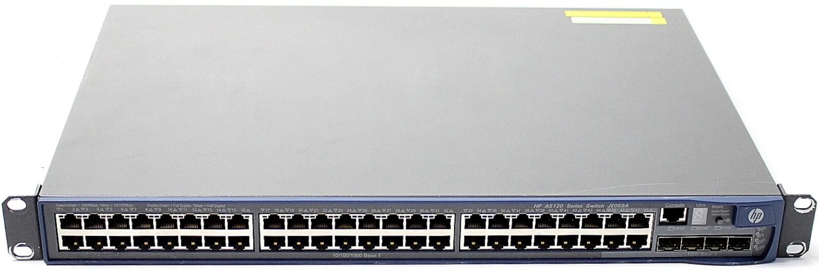 SWITCH HP A5120 Series 48-Ports Gigabit (4) 1G SFP, HP 5500 2-port 10GbE Local Connect Module (P/N: JD360B) w/ Rkmnts SWITCH HP A5120 Series 48-Ports Gigabit (4) 1G SFP, HP 5500 2-port 10GbE Local Connect Module (P/N: JD360B) w/ Rkmnts