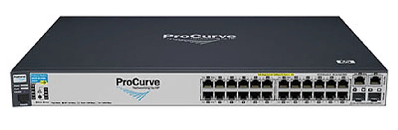 SWITCH HP ProCurve 2610-24-PWR 24-Ports 10/100 (2) 1G SFP POE w/ Rkmnts SWITCH HP ProCurve 2610-24-PWR 24-Ports 10/100 (2) 1G SFP POE w/ Rkmnts